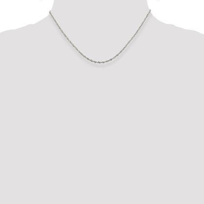 Sterling Silver 2mm Singapore Chain