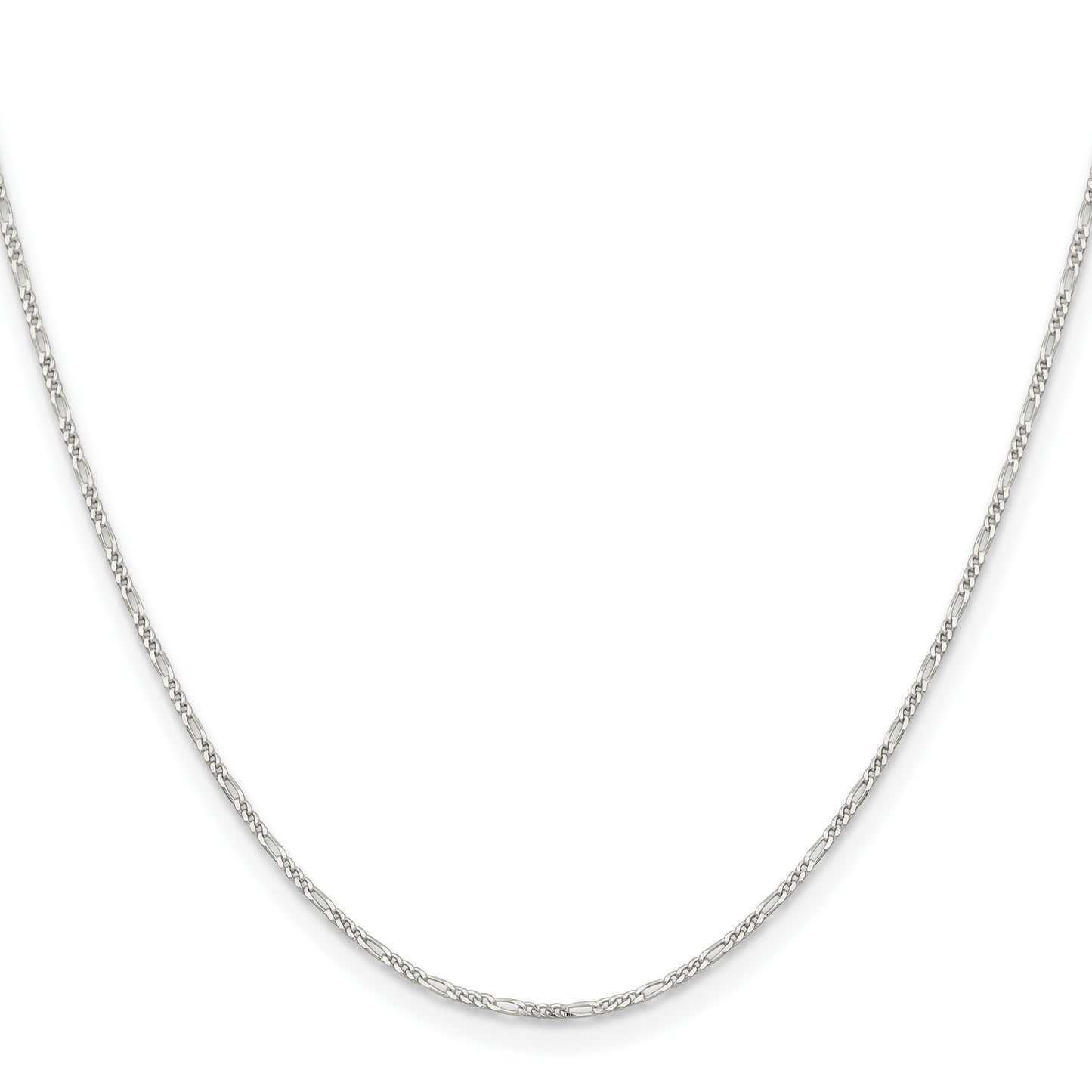 Sterling Silver 1.2mm Figaro Chain