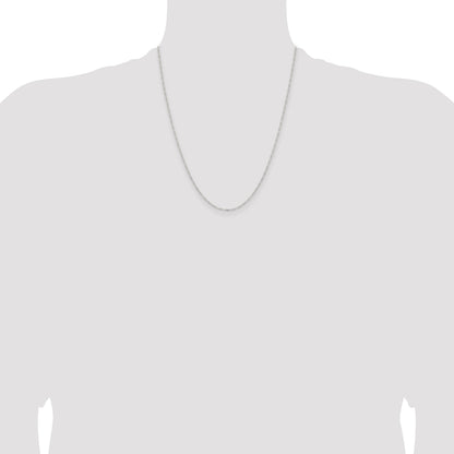 Sterling Silver 1.2mm Figaro Chain