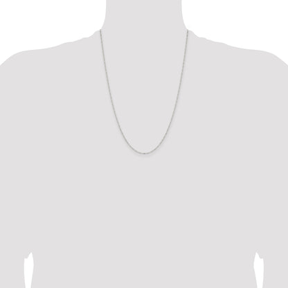 Sterling Silver 1.2mm Figaro Chain