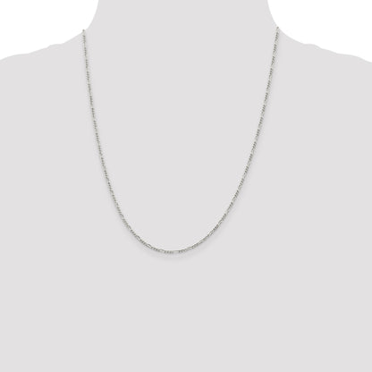 Sterling Silver 1.75mm Figaro Chain