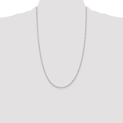 Sterling Silver 1.75mm Figaro Chain