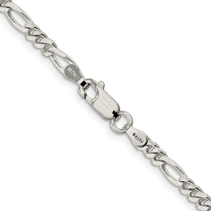 Sterling Silver 3.5mm Figaro Chain