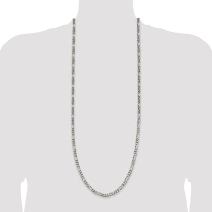 Sterling Silver 5.5mm Figaro Chain