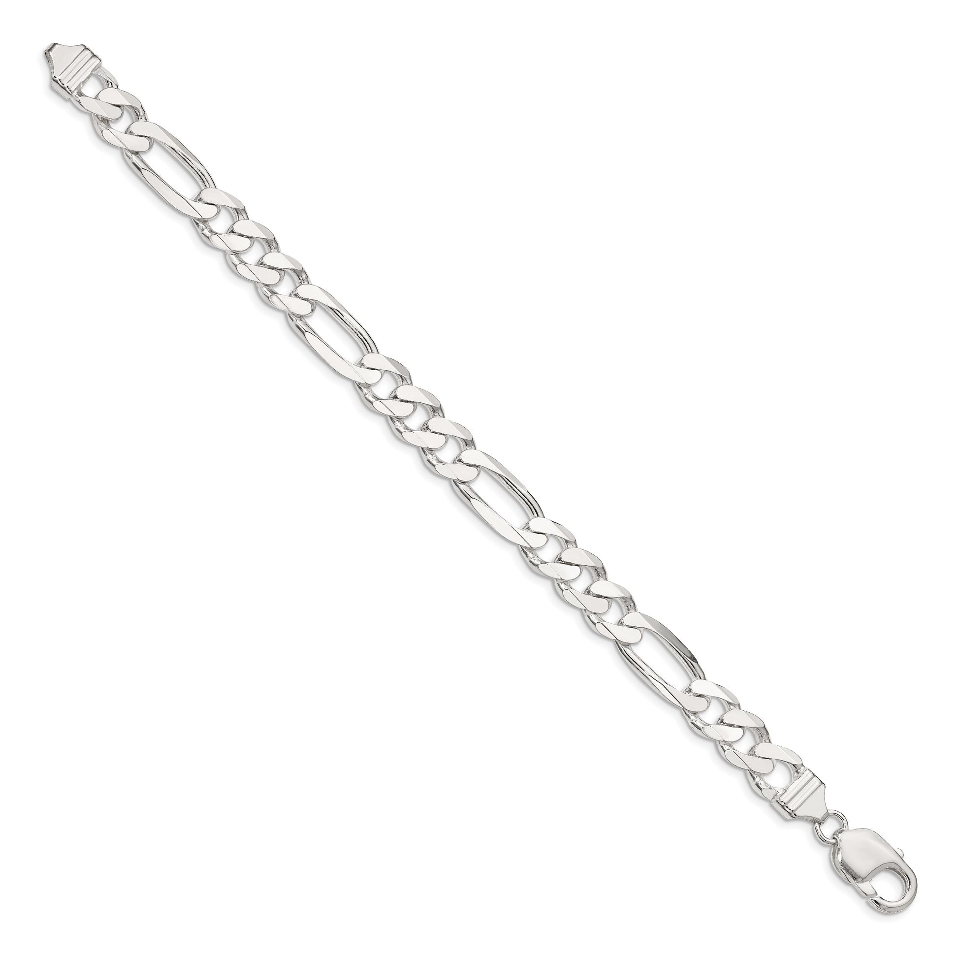 Sterling Silver 9mm Figaro Chain