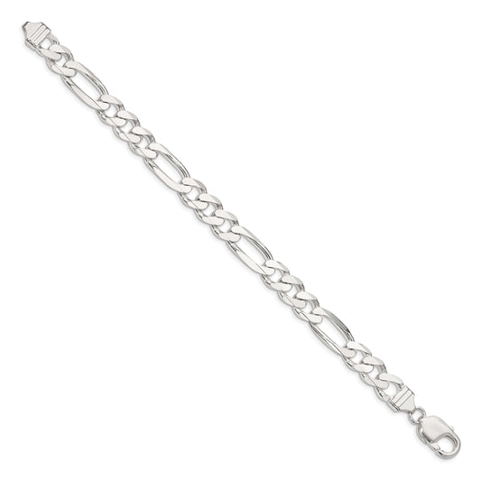 Sterling Silver 9mm Figaro Chain