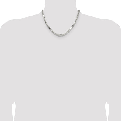 Sterling Silver 4.75mm D/C Figarope Chain