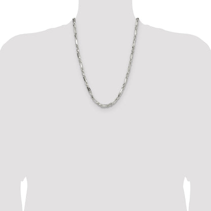 Sterling Silver 4.75mm D/C Figarope Chain
