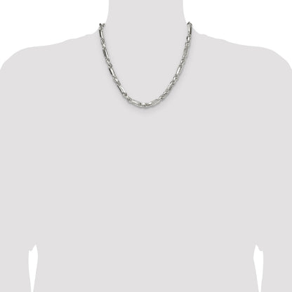 Sterling Silver 6mm D/C Figarope Chain