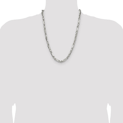 Sterling Silver 6mm D/C Figarope Chain