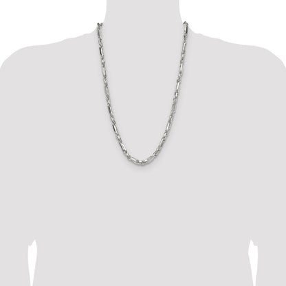 Sterling Silver 6mm D/C Figarope Chain