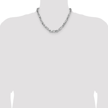 Sterling Silver 7mm D/C Figarope Chain