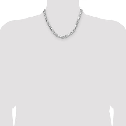 Sterling Silver 8mm D/C Figarope Chain