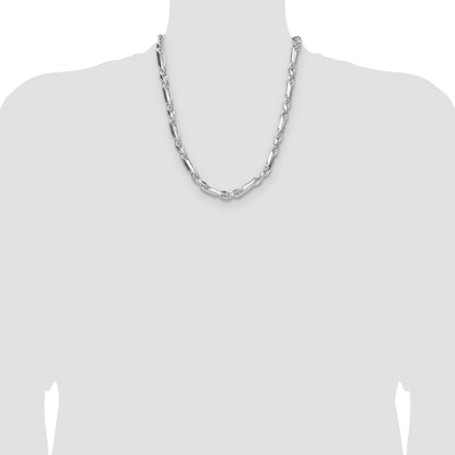 Sterling Silver 8mm D/C Figarope Chain