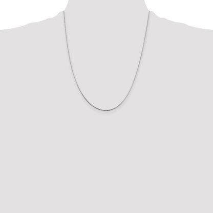Sterling Silver .85mm Diamond-cut Snake Chain
