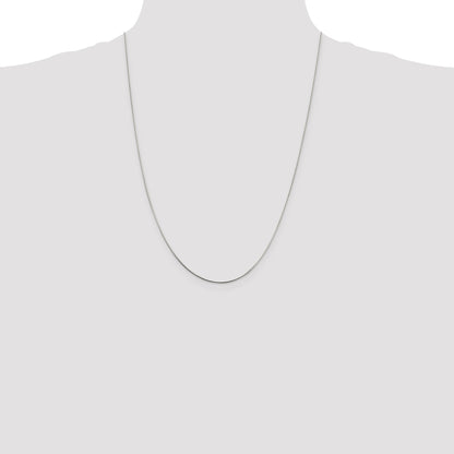 Sterling Silver .85mm Diamond-cut Snake Chain