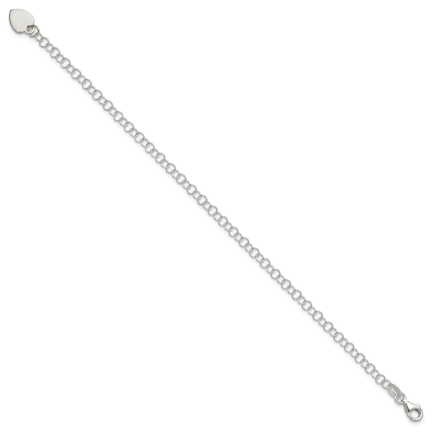 Sterling Silver Round Link Bracelet