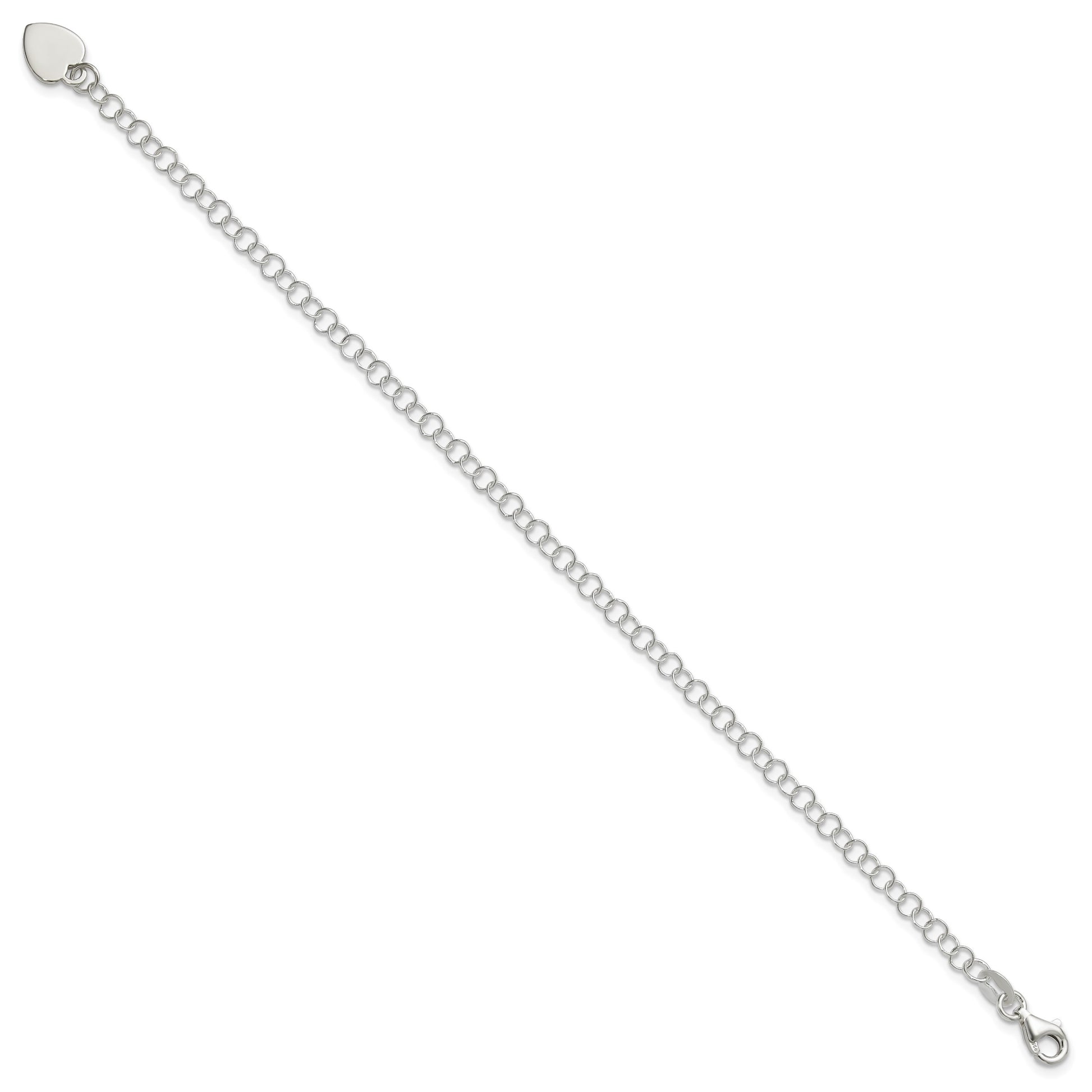 Sterling Silver Round Link Bracelet