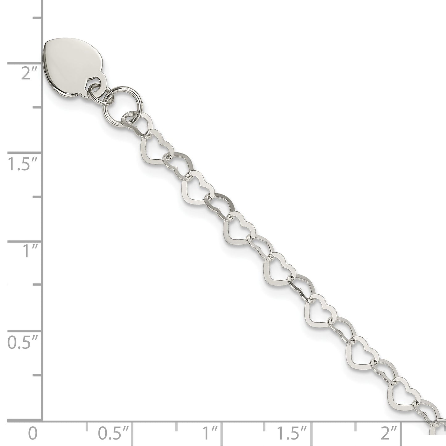 Sterling Silver Fancy Link Bracelet