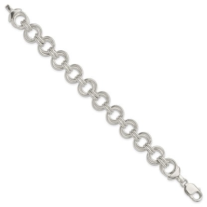 Sterling Silver Fancy Link Bracelet