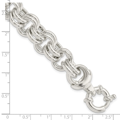 Sterling Silver Fancy Link Bracelet