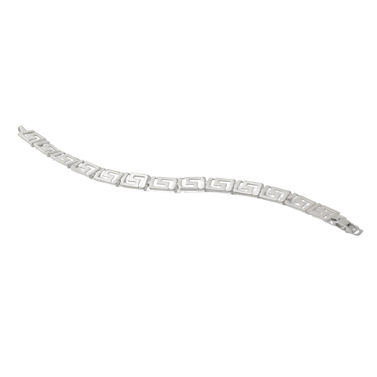 Sterling Silver Greek Key Bracelet