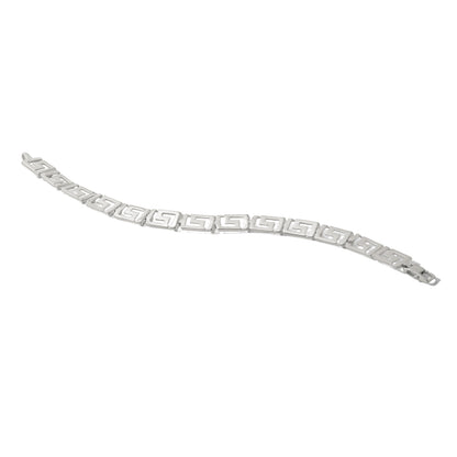 Sterling Silver Greek Key Bracelet