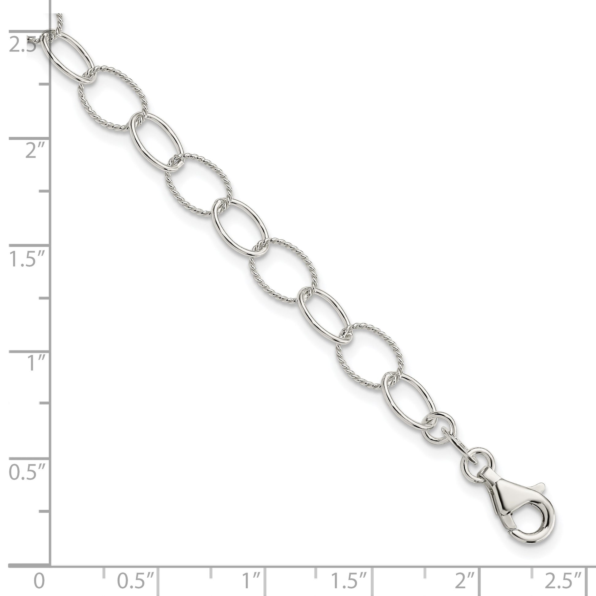 Sterling Silver Fancy Bracelet