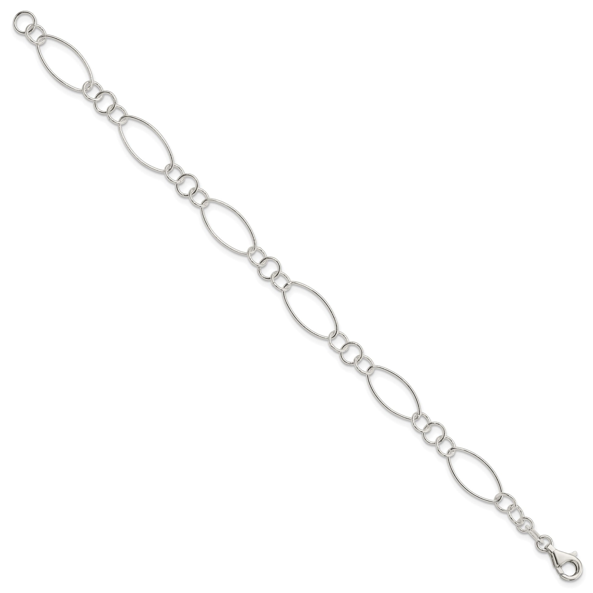 Sterling Silver Fancy Bracelet