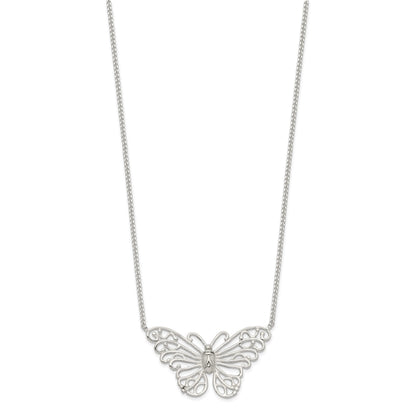 Sterling Silver Butterfly Necklace
