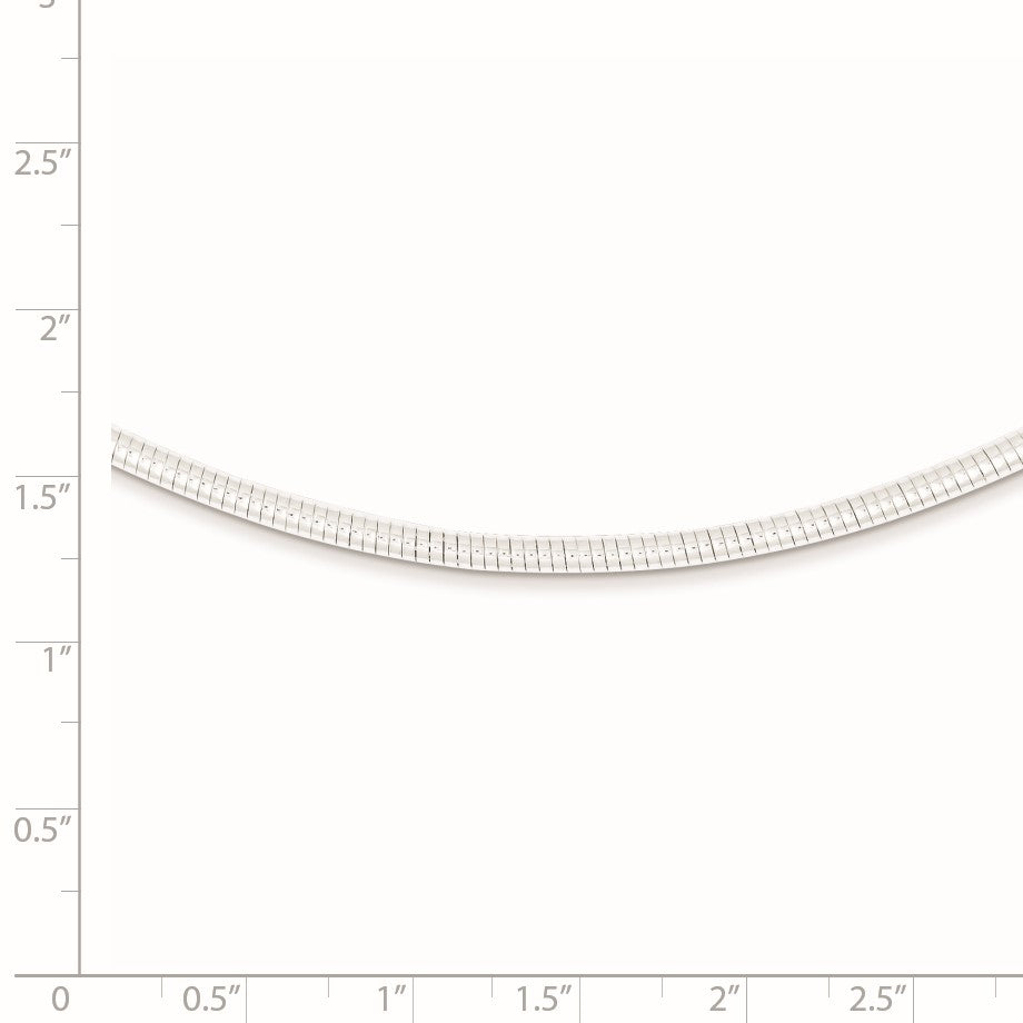Sterling Silver Round 2.75mm Neckwire Necklace
