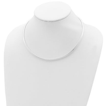 Sterling Silver Round 2.75mm Neckwire Necklace