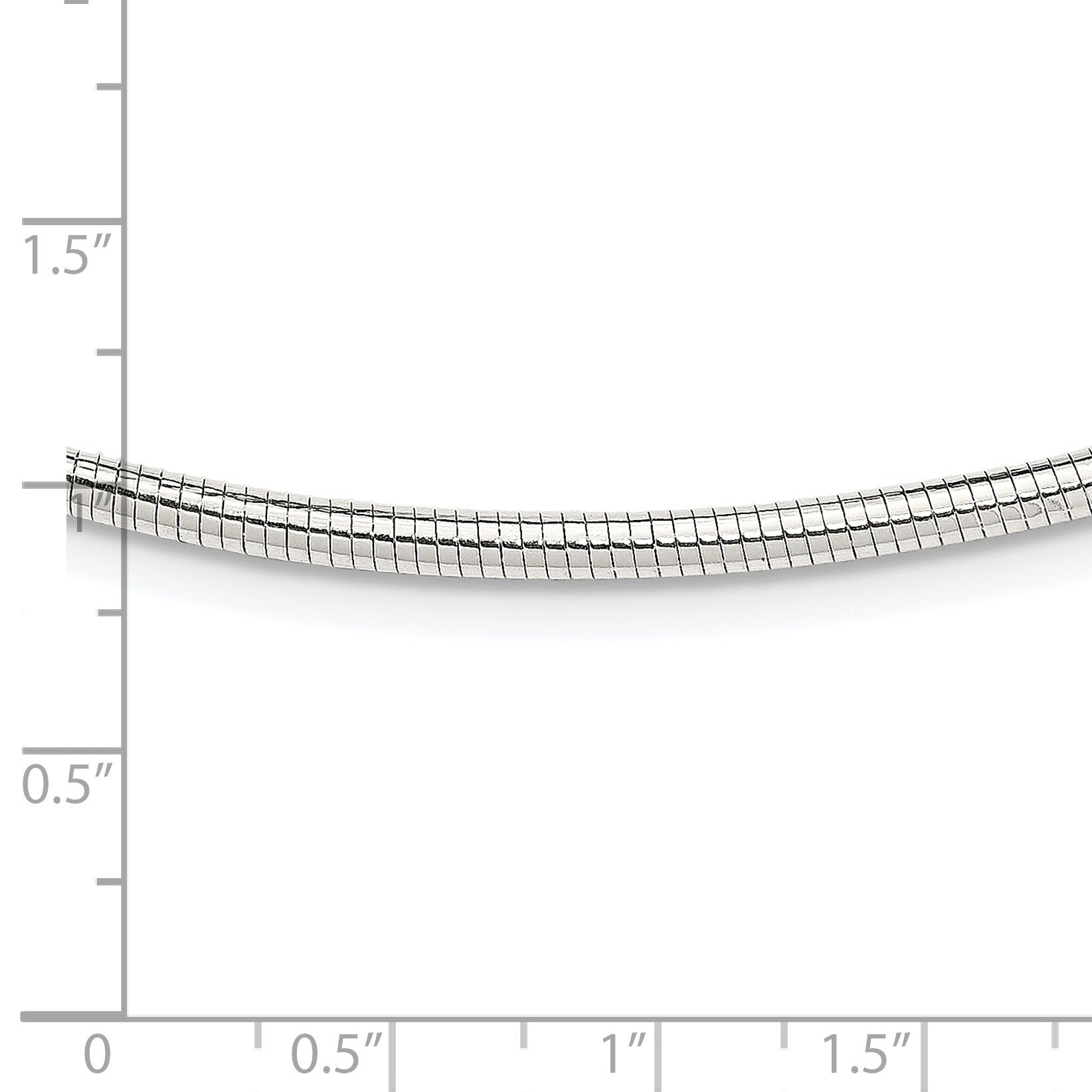 Sterling Silver Round 2.75mm Neckwire Necklace