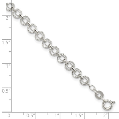 Sterling Silver 5mm Fancy Bracelet