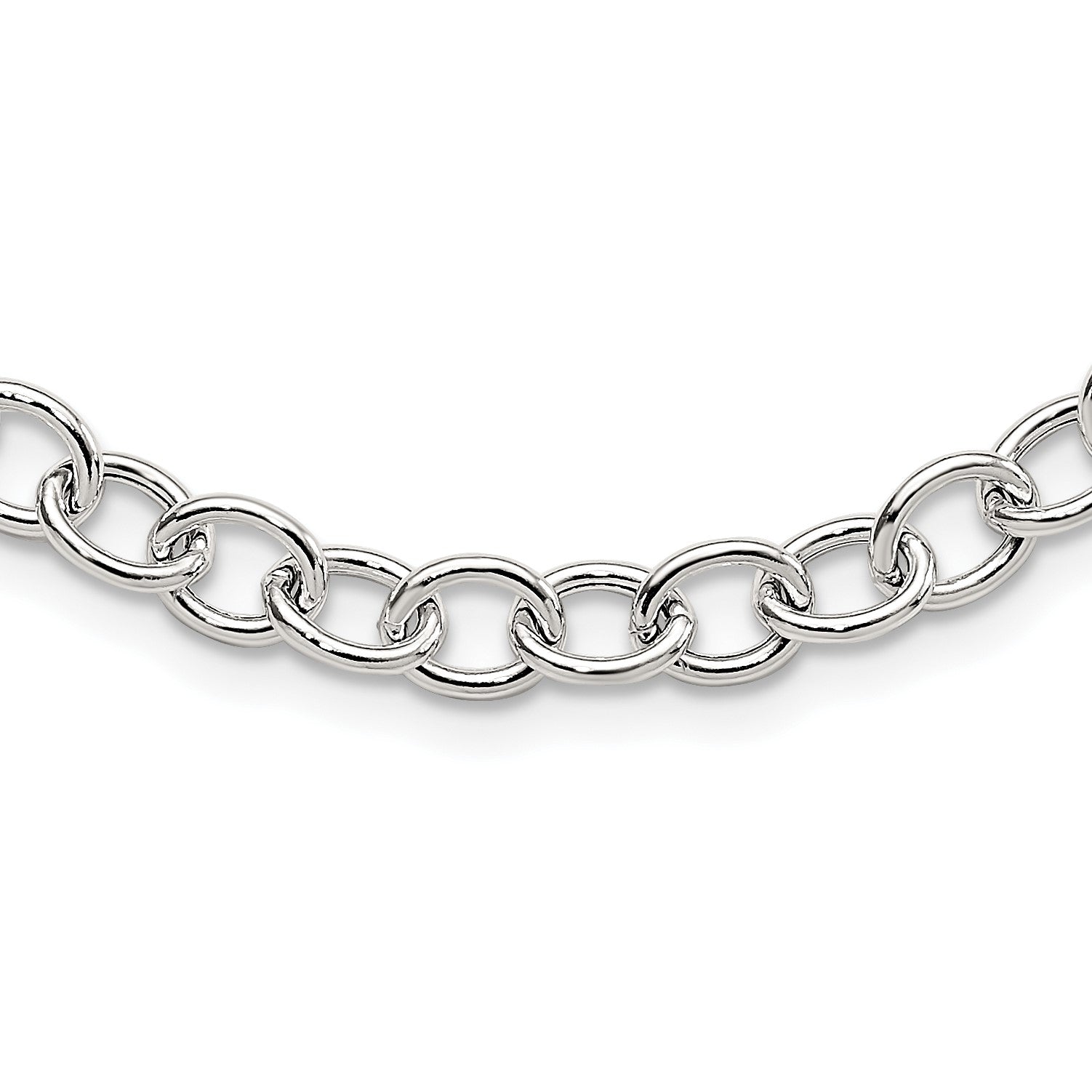 Sterling Silver Cable 6.75mm Necklace