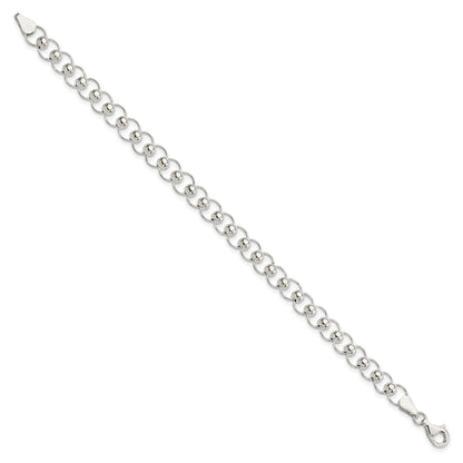 Sterling Silver Polished Beaded Bracelet