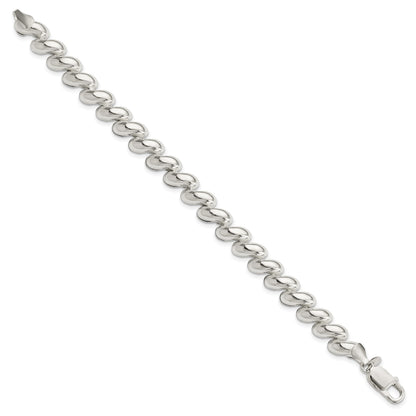 Sterling Silver Fancy Polished San Marco Bracelet