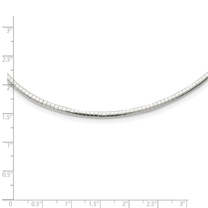 Sterling Silver 3mm Cubetto Necklace