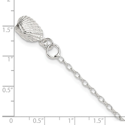 Sterling Silver Shell Anklet