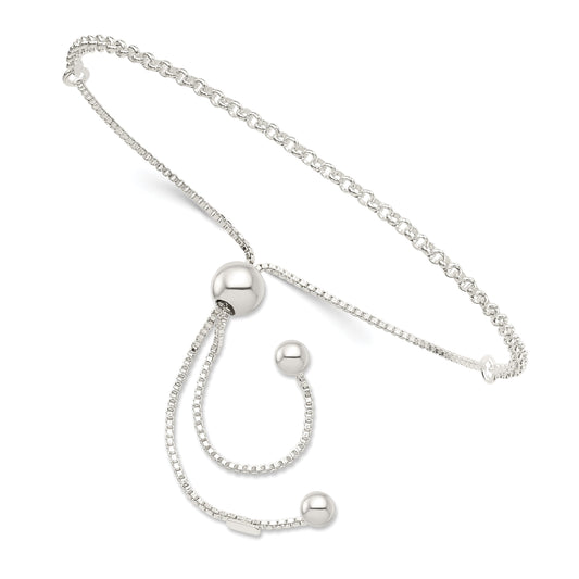 Sterling Silver Adjustable Bracelet