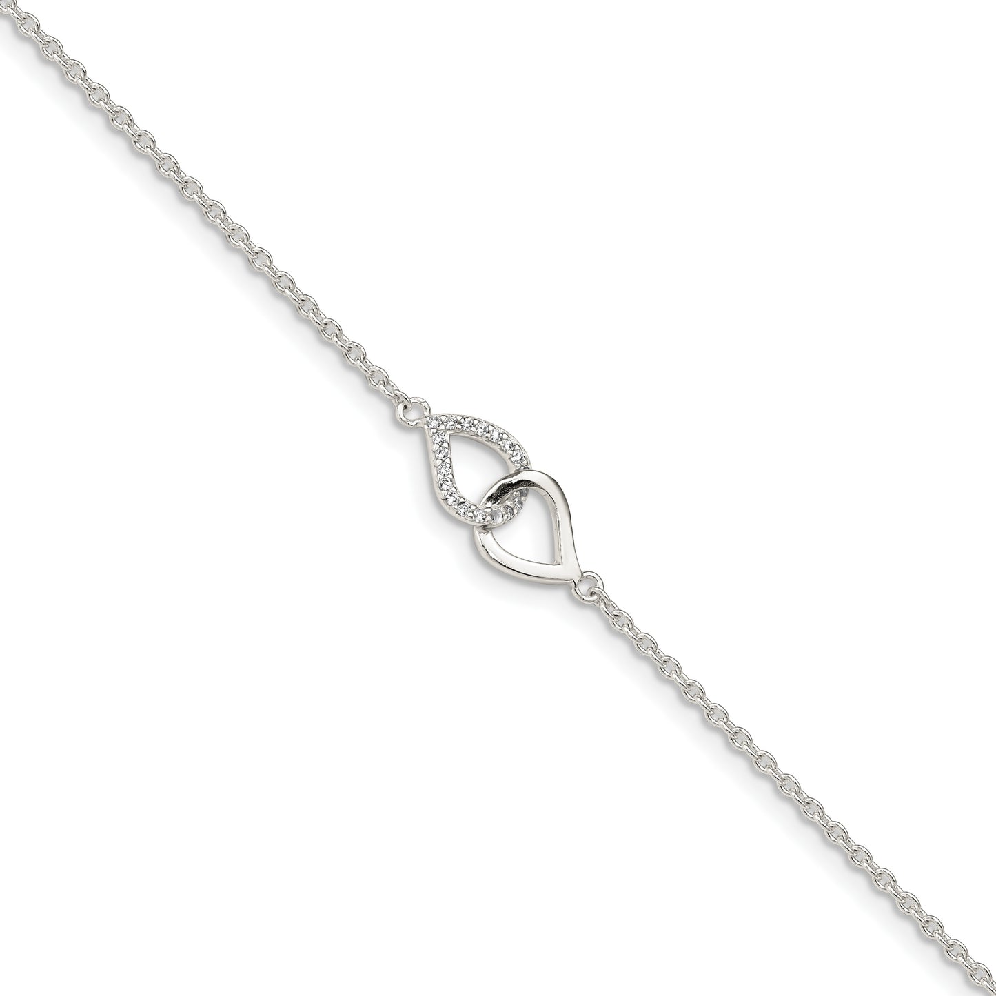 Sterling Silver CZ Bracelet