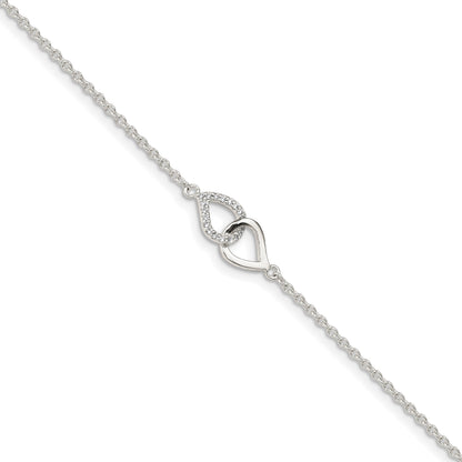 Sterling Silver CZ Bracelet