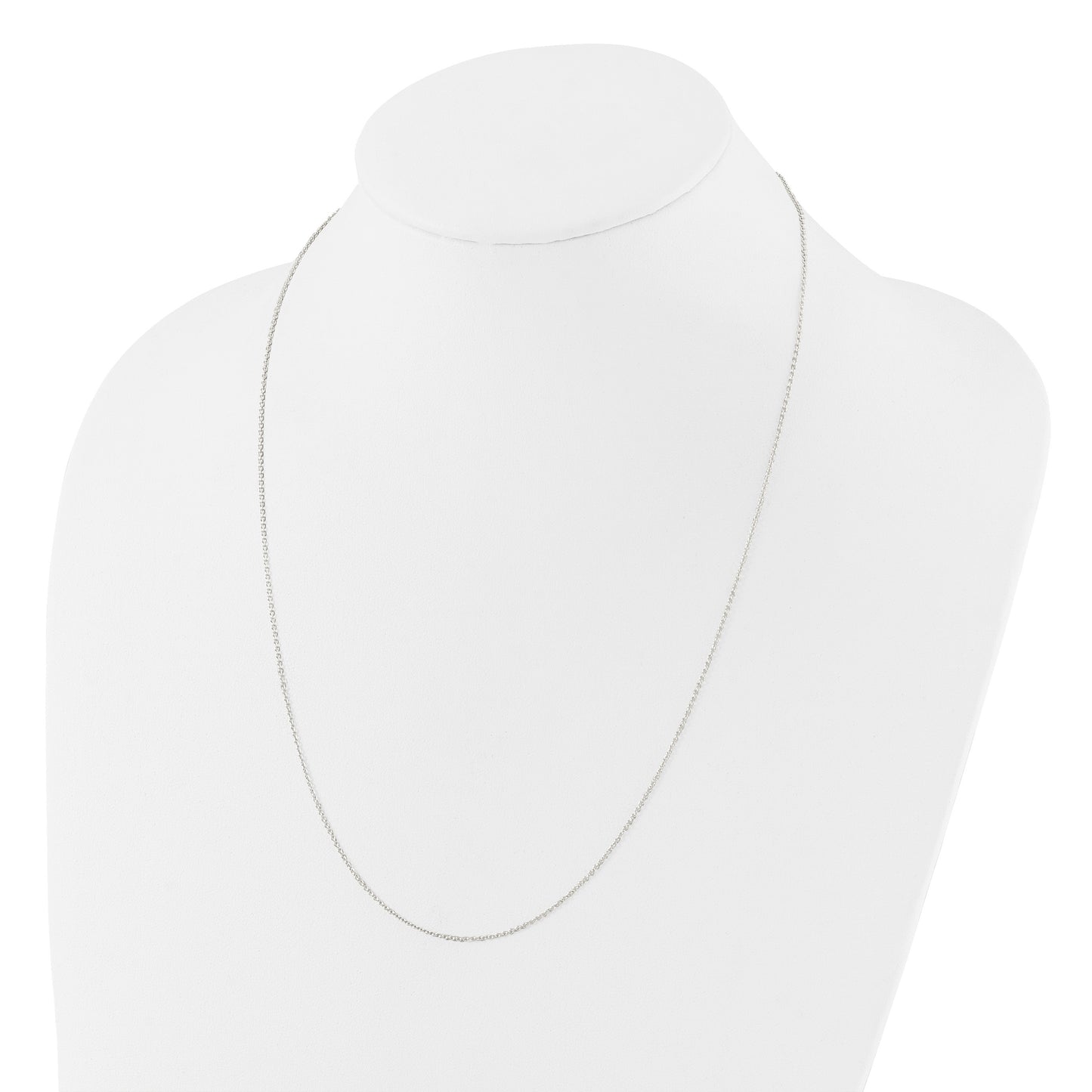 Sterling Silver Polished 1.15mm Cable Adjustable Necklace