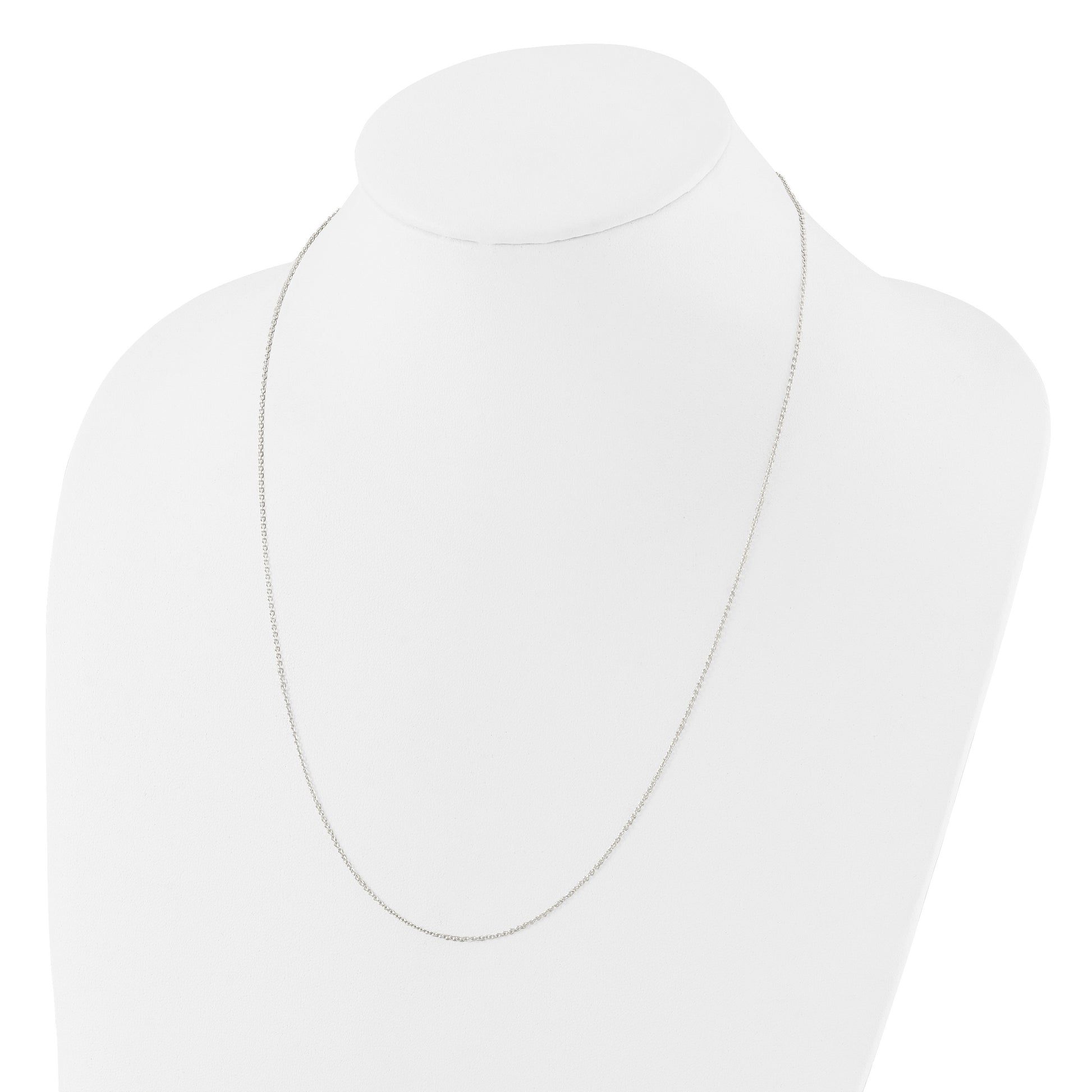 Sterling Silver Polished 1.15mm Cable Adjustable Necklace