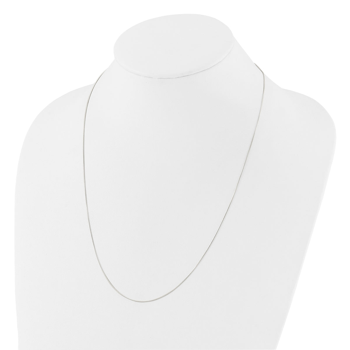 Sterling Silver Polished .75mm Snake Adjustable Necklace