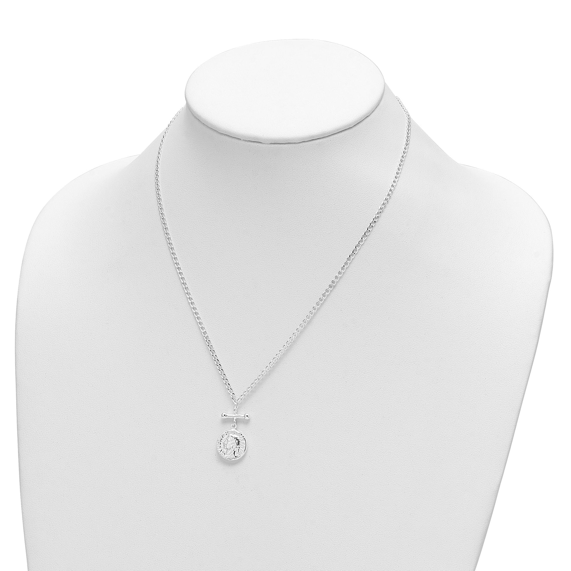 Sterling Silver Replica Roman Coin Necklace