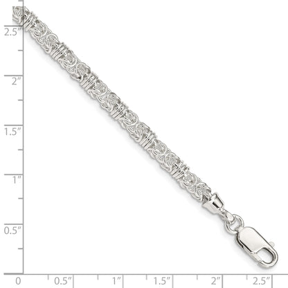 Sterling Silver 7.5inch Polished Fancy Link Bracelet