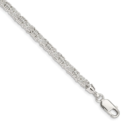Sterling Silver 7.5inch Polished Fancy Link Bracelet