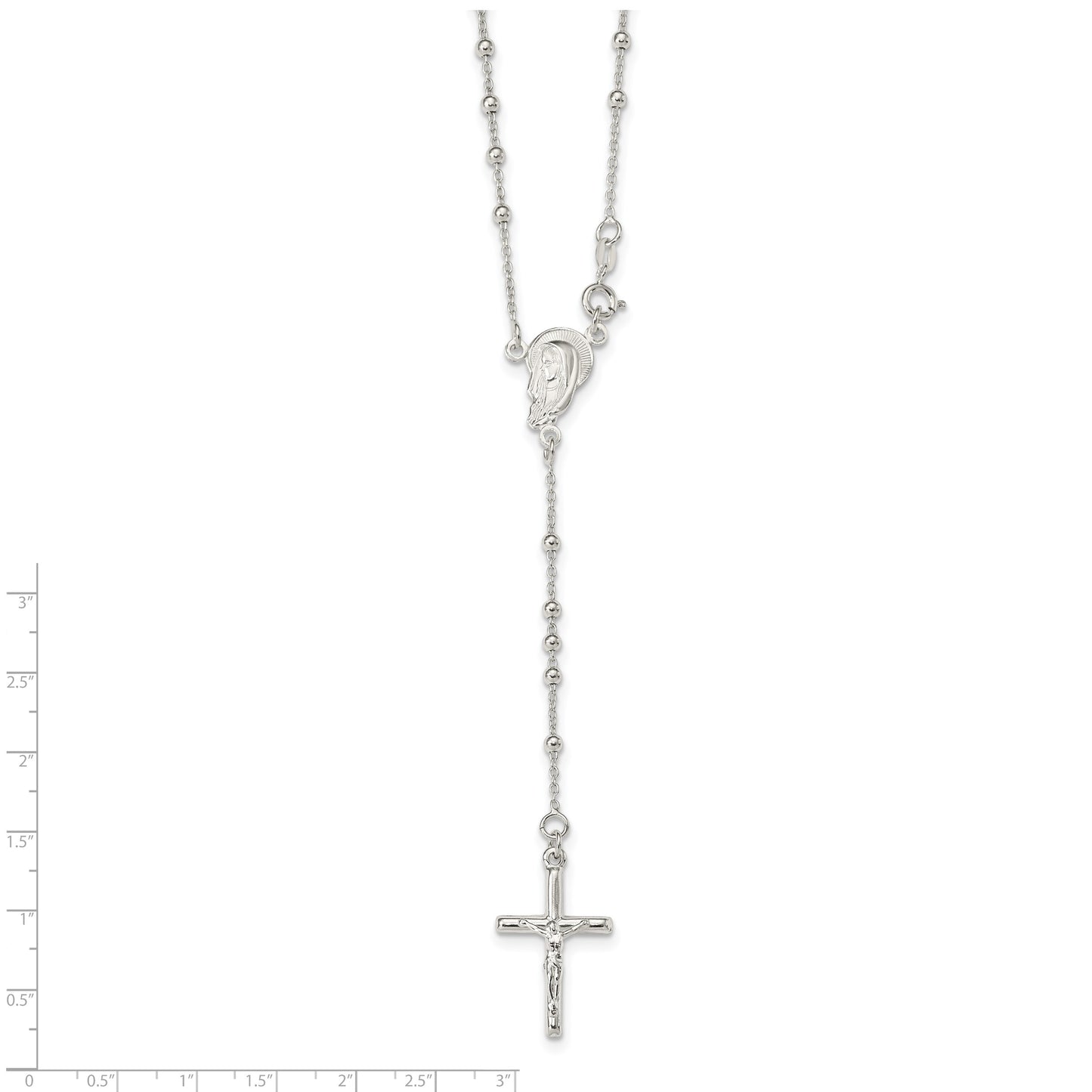 Sterling Silver Crucifix Necklace