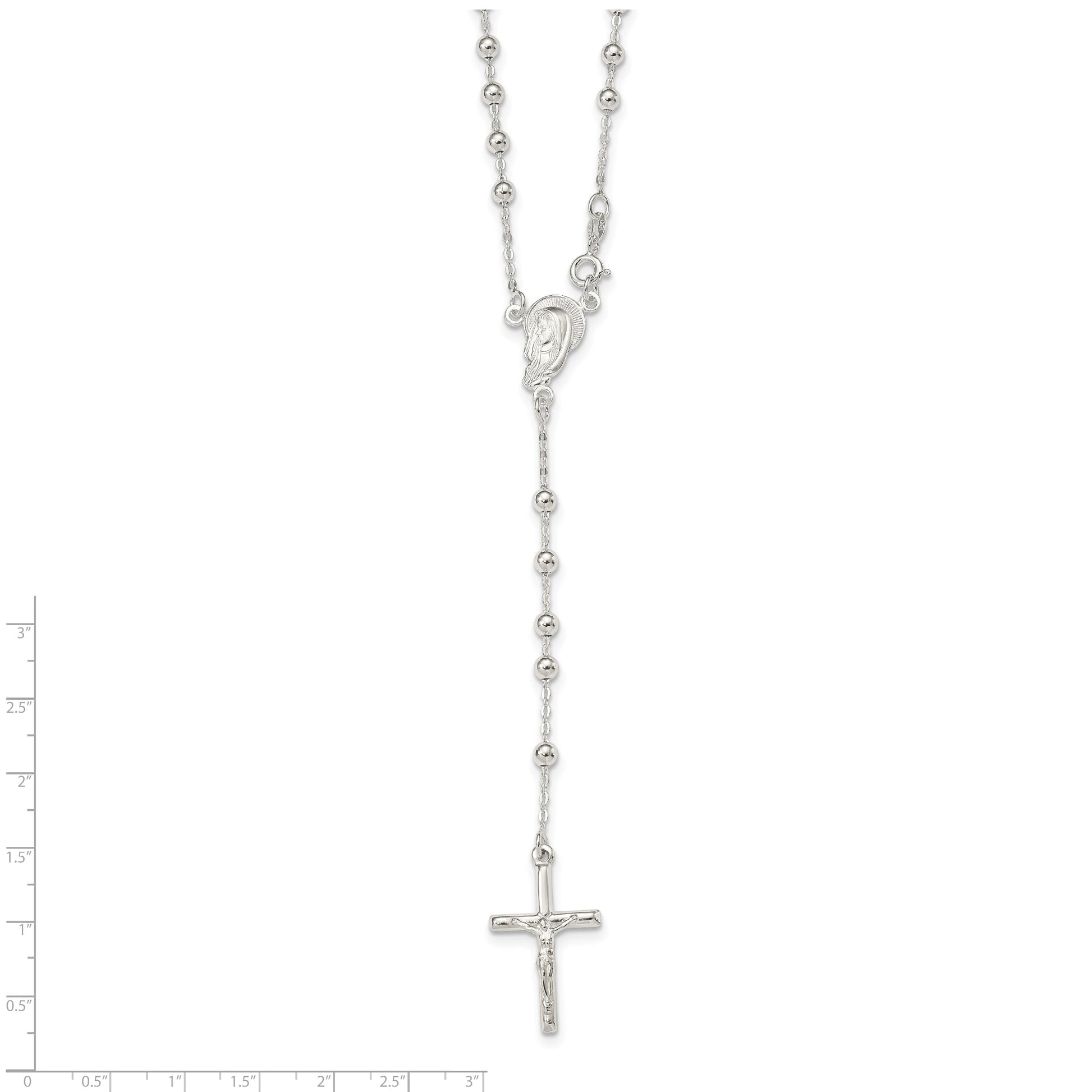 Sterling Silver Crucifix Necklace